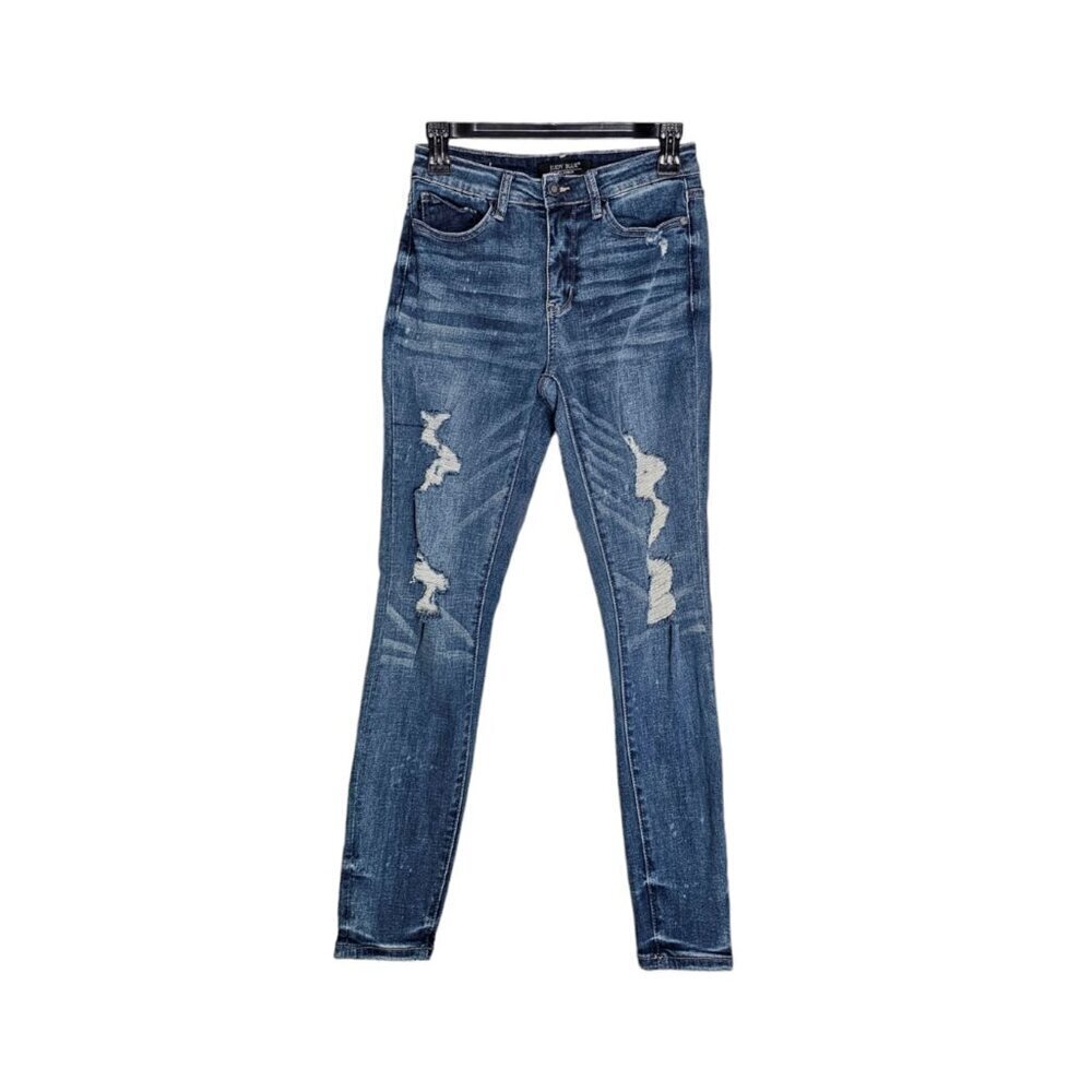 Women's - Judy Blue Distressed Skinny Jeans, Size 3/26